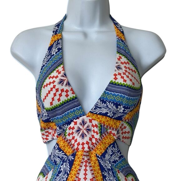 FARM Rio Multicolor Halter Mini Dress - Picture 5 of 14